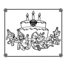 Dibujo para colorear: Paw Patrol (Dibujos Animados y Series Animadas) #44249 - Dibujos para Colorear e Imprimir Gratis