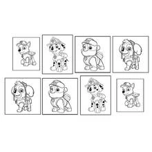 Dibujo para colorear: Paw Patrol (Dibujos Animados y Series Animadas) #44319 - Dibujos para Colorear e Imprimir Gratis
