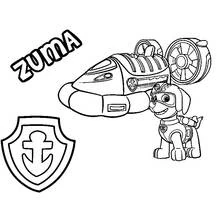 Dibujo para colorear: Paw Patrol (Dibujos Animados y Series Animadas) #44326 - Dibujos para Colorear e Imprimir Gratis