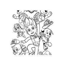 Dibujo para colorear: Paw Patrol (Dibujos Animados y Series Animadas) #44403 - Dibujos para Colorear e Imprimir Gratis