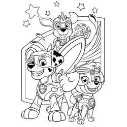 Dibujo para colorear: Paw Patrol Super Pups (Dibujos Animados y Series Animadas) #204364 - Dibujos para Colorear e Imprimir Gratis