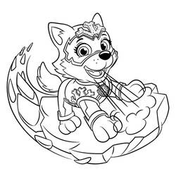 Dibujo para colorear: Paw Patrol Super Pups (Dibujos Animados y Series Animadas) #204365 - Dibujos para Colorear e Imprimir Gratis