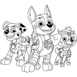 Dibujo para colorear: Paw Patrol Super Pups (Dibujos Animados y Series Animadas) #204373 - Dibujos para Colorear e Imprimir Gratis