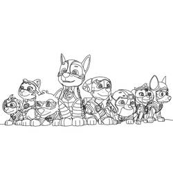 Dibujo para colorear: Paw Patrol Super Pups (Dibujos Animados y Series Animadas) #204375 - Dibujos para Colorear e Imprimir Gratis
