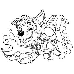 Dibujo para colorear: Paw Patrol Super Pups (Dibujos Animados y Series Animadas) #204377 - Dibujos para Colorear e Imprimir Gratis