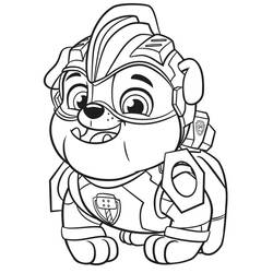 Dibujo para colorear: Paw Patrol Super Pups (Dibujos Animados y Series Animadas) #204380 - Dibujos para Colorear e Imprimir Gratis