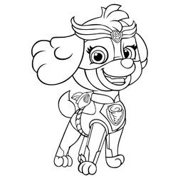 Dibujo para colorear: Paw Patrol Super Pups (Dibujos Animados y Series Animadas) #204384 - Dibujos para Colorear e Imprimir Gratis