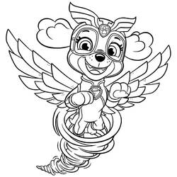 Dibujo para colorear: Paw Patrol Super Pups (Dibujos Animados y Series Animadas) #204385 - Dibujos para Colorear e Imprimir Gratis