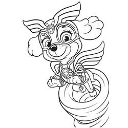 Dibujo para colorear: Paw Patrol Super Pups (Dibujos Animados y Series Animadas) #204386 - Dibujos para Colorear e Imprimir Gratis