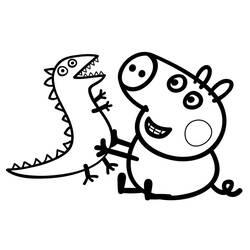Dibujo para colorear: Peppa Pig (Dibujos Animados y Series Animadas) #43906 - Dibujos para Colorear e Imprimir Gratis