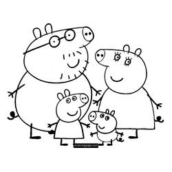Dibujos para colorear: Peppa Pig - Dibujos para Colorear e Imprimir Gratis
