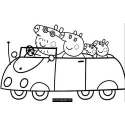 Dibujo para colorear: Peppa Pig (Dibujos Animados y Series Animadas) #43913 - Dibujos para Colorear e Imprimir Gratis