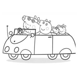 Dibujo para colorear: Peppa Pig (Dibujos Animados y Series Animadas) #43916 - Dibujos para Colorear e Imprimir Gratis