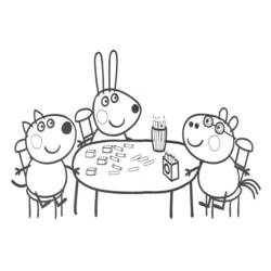 Dibujo para colorear: Peppa Pig (Dibujos Animados y Series Animadas) #43920 - Dibujos para Colorear e Imprimir Gratis