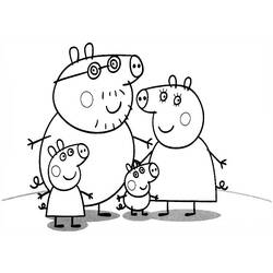 Dibujo para colorear: Peppa Pig (Dibujos Animados y Series Animadas) #43930 - Dibujos para Colorear e Imprimir Gratis