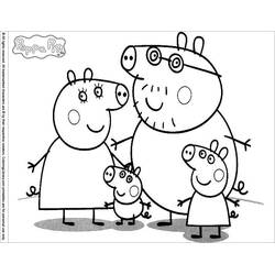 Dibujo para colorear: Peppa Pig (Dibujos Animados y Series Animadas) #43938 - Dibujos para Colorear e Imprimir Gratis