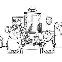 Dibujo para colorear: Peppa Pig (Dibujos Animados y Series Animadas) #43957 - Dibujos para Colorear e Imprimir Gratis