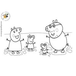 Dibujo para colorear: Peppa Pig (Dibujos Animados y Series Animadas) #43972 - Dibujos para Colorear e Imprimir Gratis