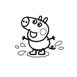 Dibujo para colorear: Peppa Pig (Dibujos Animados y Series Animadas) #43988 - Dibujos para Colorear e Imprimir Gratis