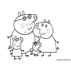 Dibujo para colorear: Peppa Pig (Dibujos Animados y Series Animadas) #44013 - Dibujos para Colorear e Imprimir Gratis