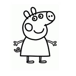 Dibujo para colorear: Peppa Pig (Dibujos Animados y Series Animadas) #44042 - Dibujos para Colorear e Imprimir Gratis