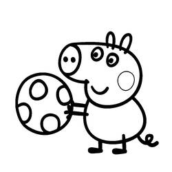 Dibujo para colorear: Peppa Pig (Dibujos Animados y Series Animadas) #44072 - Dibujos para Colorear e Imprimir Gratis