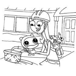 Dibujo para colorear: Phineas y Ferb (Dibujos Animados y Series Animadas) #207704 - Dibujos para Colorear e Imprimir Gratis
