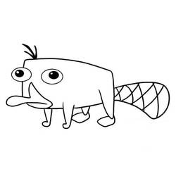 Dibujo para colorear: Phineas y Ferb (Dibujos Animados y Series Animadas) #207710 - Dibujos para Colorear e Imprimir Gratis