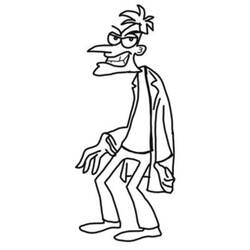Dibujo para colorear: Phineas y Ferb (Dibujos Animados y Series Animadas) #207711 - Dibujos para Colorear e Imprimir Gratis