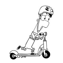 Dibujo para colorear: Phineas y Ferb (Dibujos Animados y Series Animadas) #207716 - Dibujos para Colorear e Imprimir Gratis