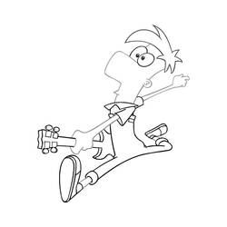 Dibujo para colorear: Phineas y Ferb (Dibujos Animados y Series Animadas) #207717 - Dibujos para Colorear e Imprimir Gratis