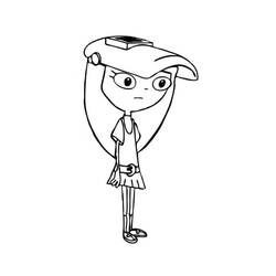 Dibujo para colorear: Phineas y Ferb (Dibujos Animados y Series Animadas) #207725 - Dibujos para Colorear e Imprimir Gratis