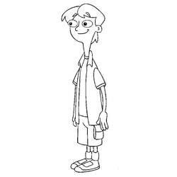 Dibujo para colorear: Phineas y Ferb (Dibujos Animados y Series Animadas) #207729 - Dibujos para Colorear e Imprimir Gratis