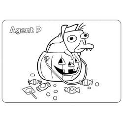 Dibujo para colorear: Phineas y Ferb (Dibujos Animados y Series Animadas) #207730 - Dibujos para Colorear e Imprimir Gratis