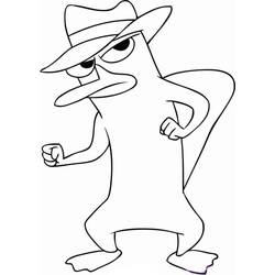 Dibujo para colorear: Phineas y Ferb (Dibujos Animados y Series Animadas) #207732 - Dibujos para Colorear e Imprimir Gratis
