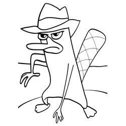 Dibujo para colorear: Phineas y Ferb (Dibujos Animados y Series Animadas) #207735 - Dibujos para Colorear e Imprimir Gratis