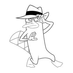 Dibujo para colorear: Phineas y Ferb (Dibujos Animados y Series Animadas) #207738 - Dibujos para Colorear e Imprimir Gratis