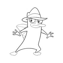 Dibujo para colorear: Phineas y Ferb (Dibujos Animados y Series Animadas) #207739 - Dibujos para Colorear e Imprimir Gratis