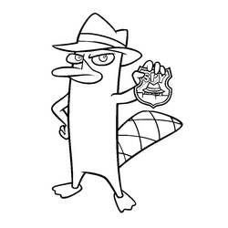 Dibujo para colorear: Phineas y Ferb (Dibujos Animados y Series Animadas) #207741 - Dibujos para Colorear e Imprimir Gratis