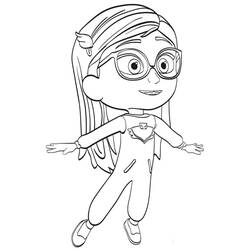 Dibujo para colorear: PJ Masks (Dibujos Animados y Series Animadas) #175816 - Dibujos para Colorear e Imprimir Gratis