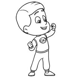 Dibujo para colorear: PJ Masks (Dibujos Animados y Series Animadas) #175822 - Dibujos para Colorear e Imprimir Gratis
