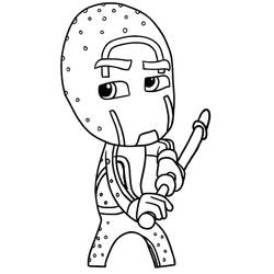 Dibujo para colorear: PJ Masks (Dibujos Animados y Series Animadas) #175844 - Dibujos para Colorear e Imprimir Gratis