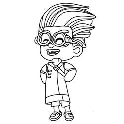 Dibujo para colorear: PJ Masks (Dibujos Animados y Series Animadas) #175845 - Dibujos para Colorear e Imprimir Gratis