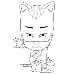 Dibujo para colorear: PJ Masks (Dibujos Animados y Series Animadas) #175848 - Dibujos para Colorear e Imprimir Gratis