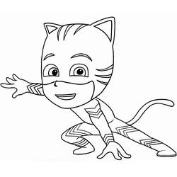 Dibujo para colorear: PJ Masks (Dibujos Animados y Series Animadas) #175849 - Dibujos para Colorear e Imprimir Gratis