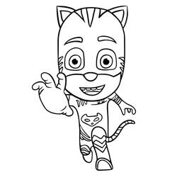 Dibujo para colorear: PJ Masks (Dibujos Animados y Series Animadas) #175850 - Dibujos para Colorear e Imprimir Gratis