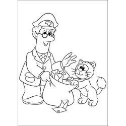 Dibujo para colorear: Postman Pat (Dibujos Animados y Series Animadas) #49470 - Dibujos para Colorear e Imprimir Gratis