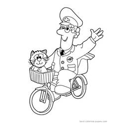 Dibujos para colorear: Postman Pat - Dibujos para Colorear e Imprimir Gratis