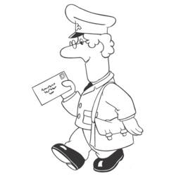 Dibujo para colorear: Postman Pat (Dibujos Animados y Series Animadas) #49499 - Dibujos para Colorear e Imprimir Gratis