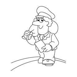 Dibujo para colorear: Postman Pat (Dibujos Animados y Series Animadas) #49522 - Dibujos para Colorear e Imprimir Gratis
